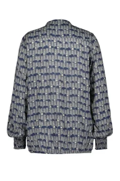 DiDi Blouse Party Dark blue Glow print- Blouses
