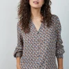 DiDi Blouse Party Sand Plume print- Blouses