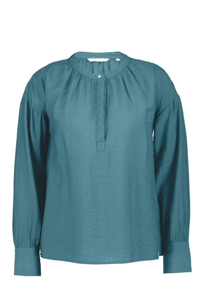 DiDi Blouse Sari Dark sea green- Blouses