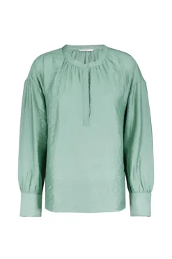 DiDi Blouse Sari in granite green- Blouses
