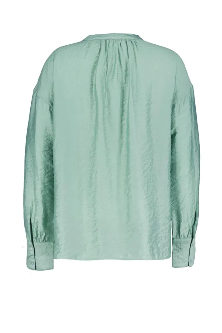 DiDi Blouse Sari in granite green- Blouses