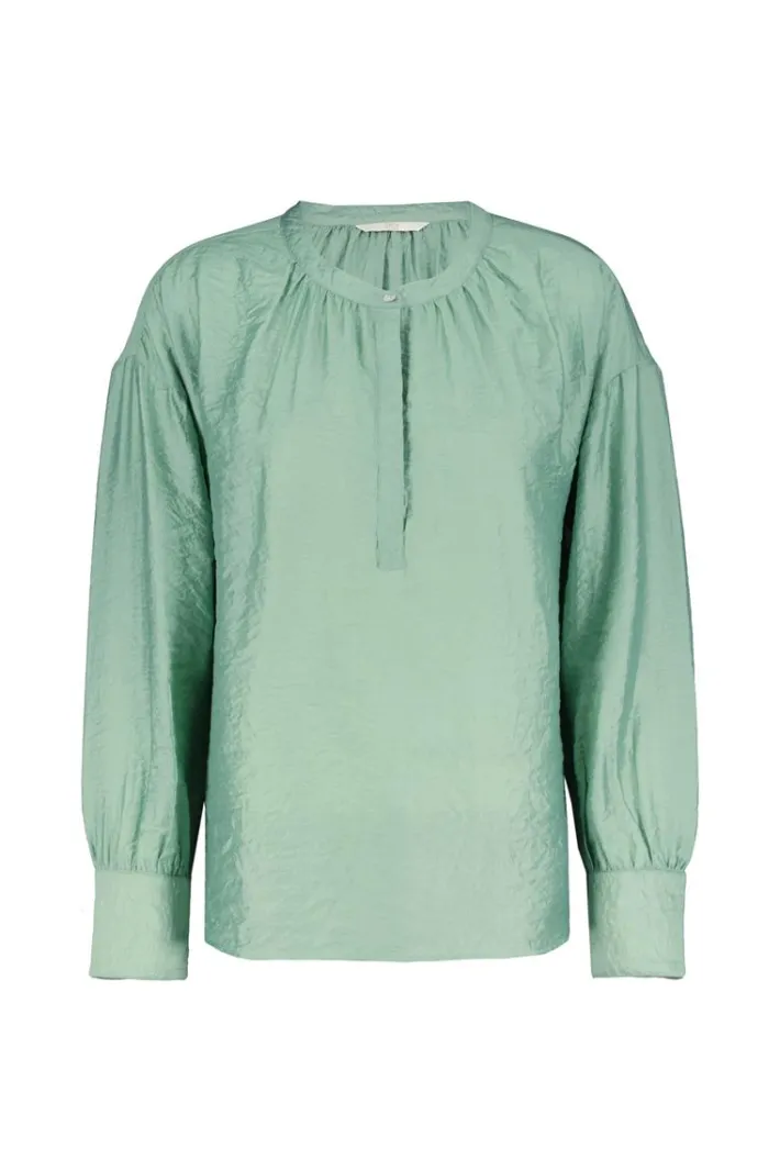 DiDi Blouse Sari in granite green- Blouses