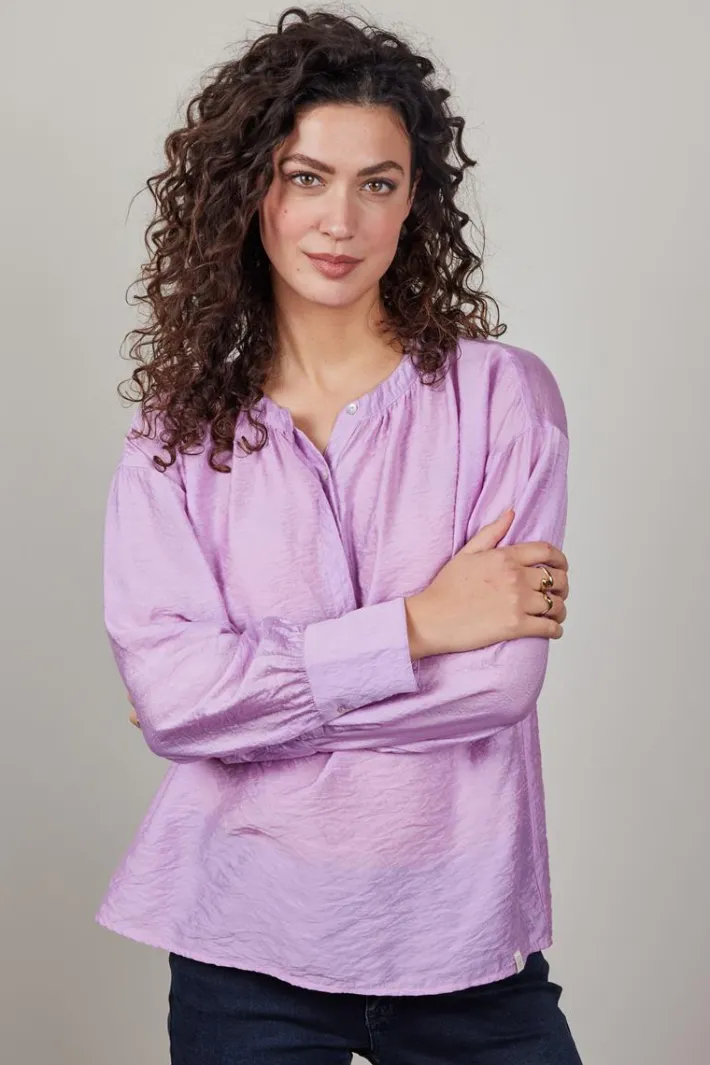DiDi Blouse Sari in mauve mist- Blouses