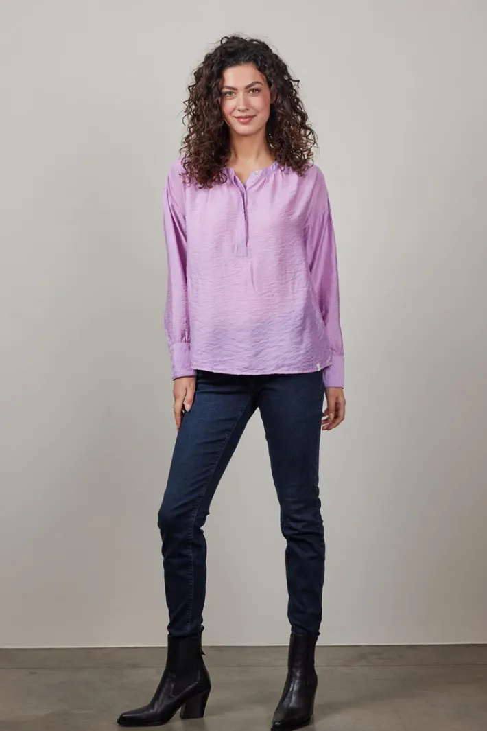 DiDi Blouse Sari in mauve mist- Blouses