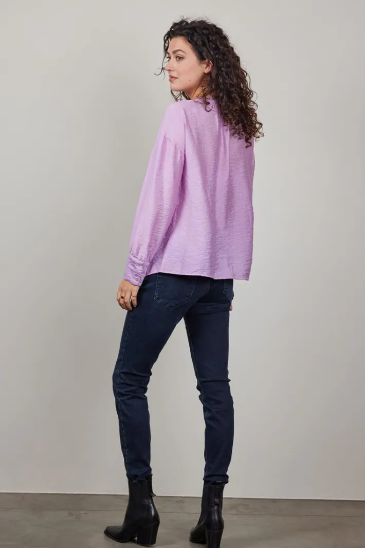 DiDi Blouse Sari in mauve mist- Blouses