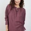 DiDi Blouse Sari Red mahogany- Blouses