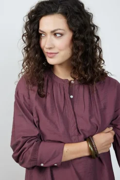 DiDi Blouse Sari Red mahogany- Blouses