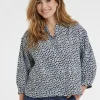 DiDi Blouse Senna Painted dot print- Blouses