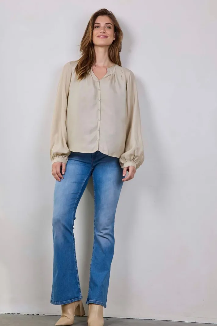DiDi Blouse Sky Feather grey- Blouses