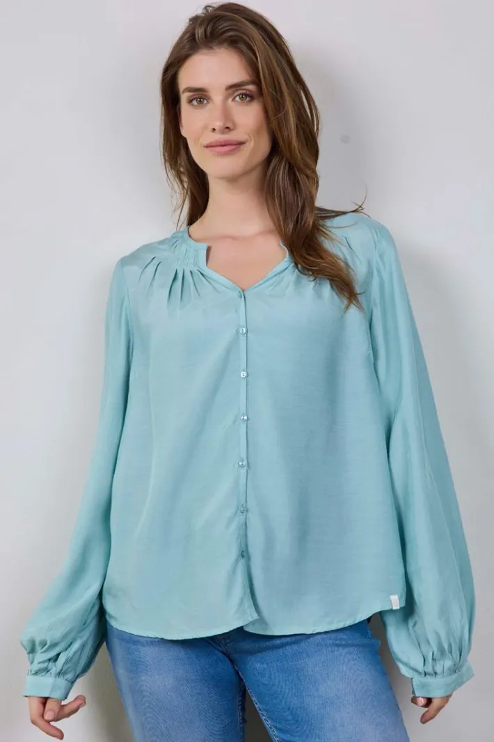 DiDi Blouse Sky Surf green- Blouses