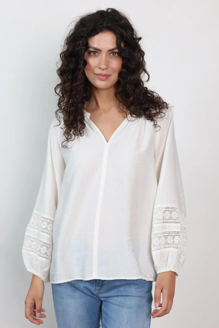 DiDi Blouse Soleil Offwhite- Blouses