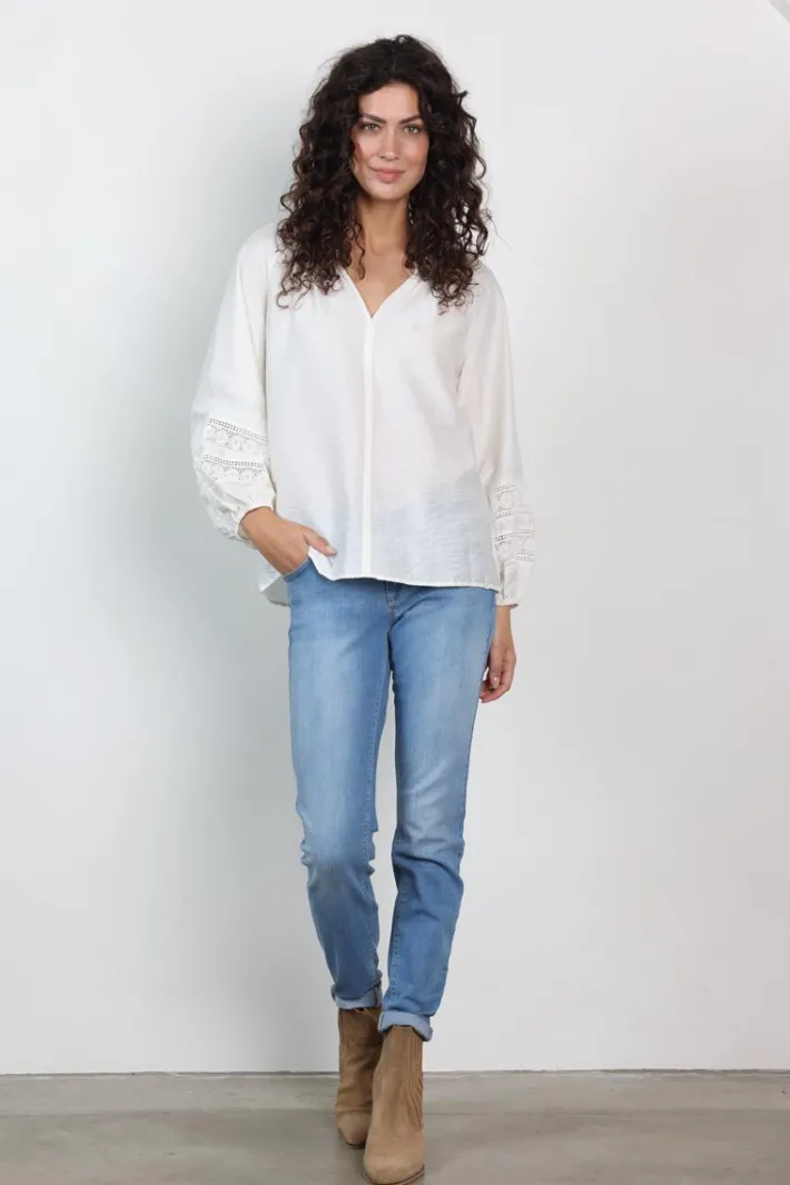 DiDi Blouse Soleil Offwhite- Blouses