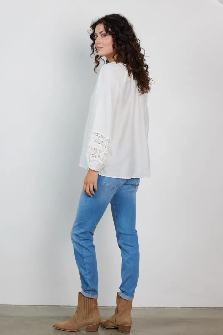 DiDi Blouse Soleil Offwhite- Blouses