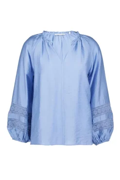 DiDi Blouse Soleil Placid blue- Blouses