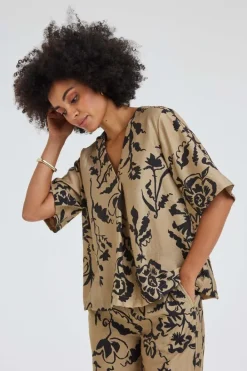 DiDi Blouse Tess Bouquet hunt print- Blouses