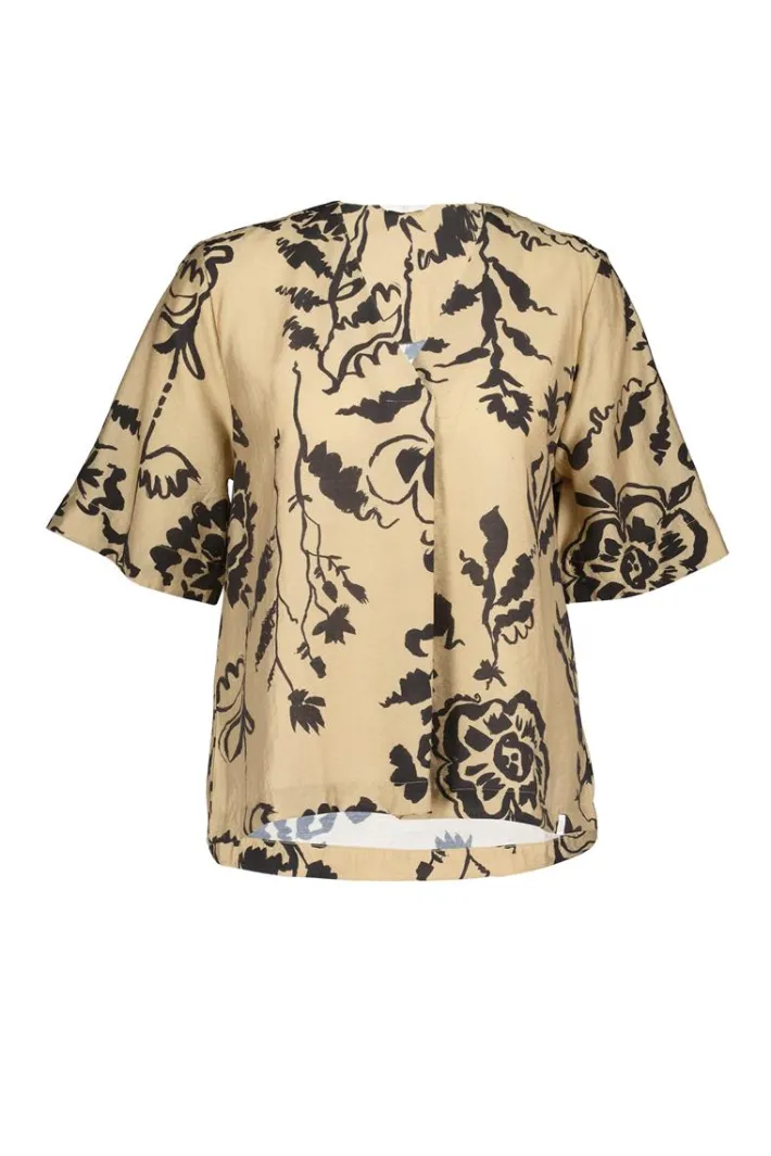 DiDi Blouse Tess Bouquet hunt print- Blouses