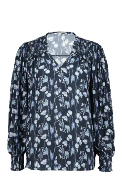 DiDi Blouse Vienna Darkblue Ambiance XS print- Blouses