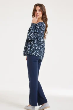 DiDi Blouse Vienna Darkblue Ambiance XS print- Blouses