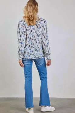 DiDi Blouse Vienna Offwhite Ambiance XS print- Blouses