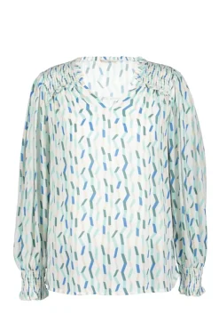 DiDi Blouse Vienna Offwhite Imperial print- Blouses