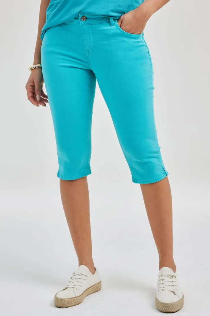 DiDi Capri in ceramic green- Korte Broeken