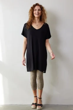DiDi Capri leggings ruffle in Fallen rock- Leggings | Basics