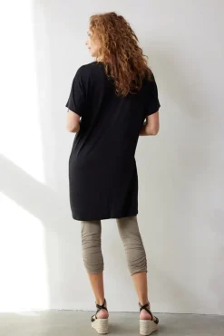 DiDi Capri leggings ruffle in Fallen rock- Leggings | Basics