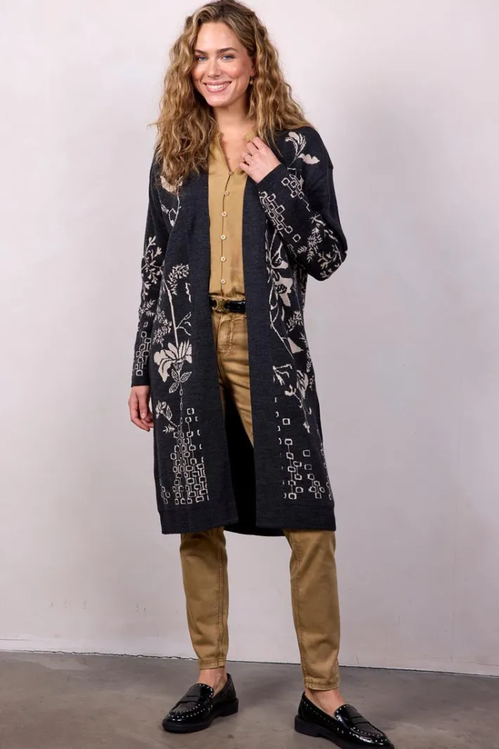 DiDi Cardigan Ensemble Grey Ensemble panel- Truien & Vesten | Cardigans