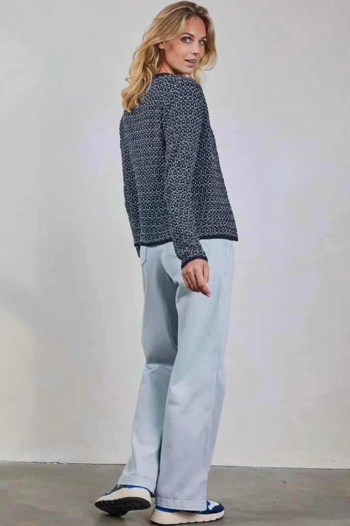 DiDi Cardigan Louisa Dark blue- Truien & Vesten | Cardigans