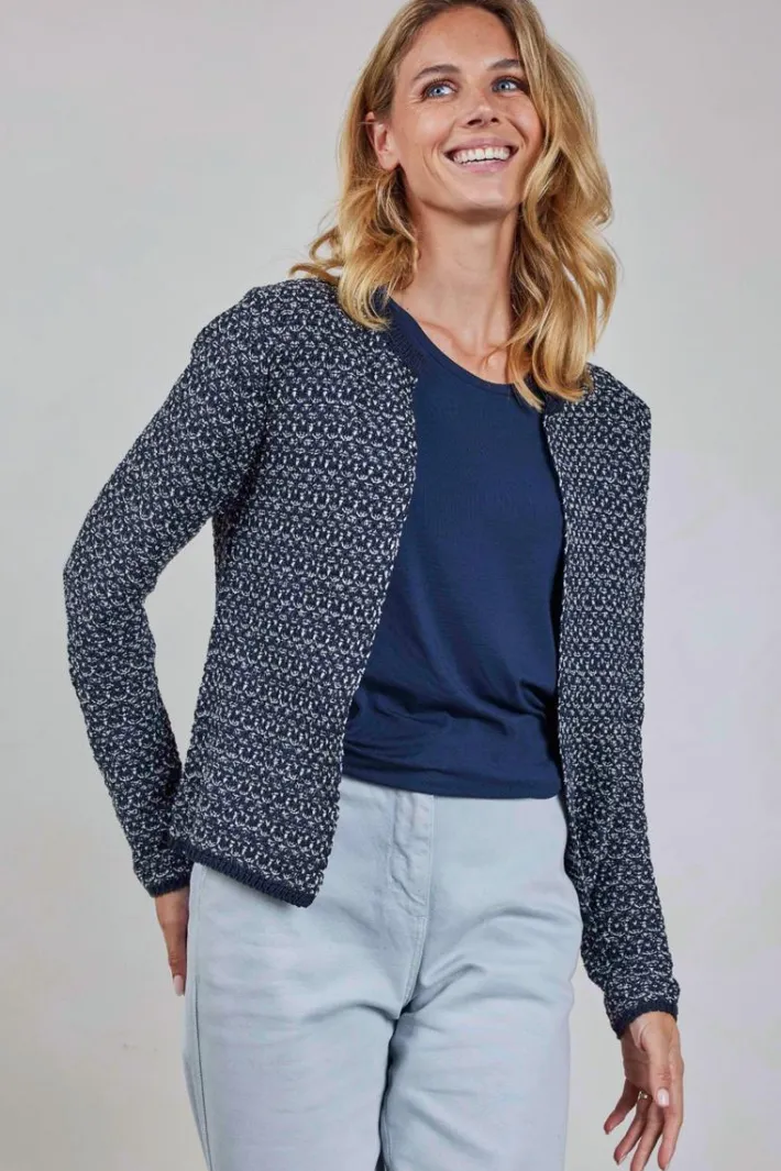 DiDi Cardigan Louisa Dark blue- Truien & Vesten | Cardigans