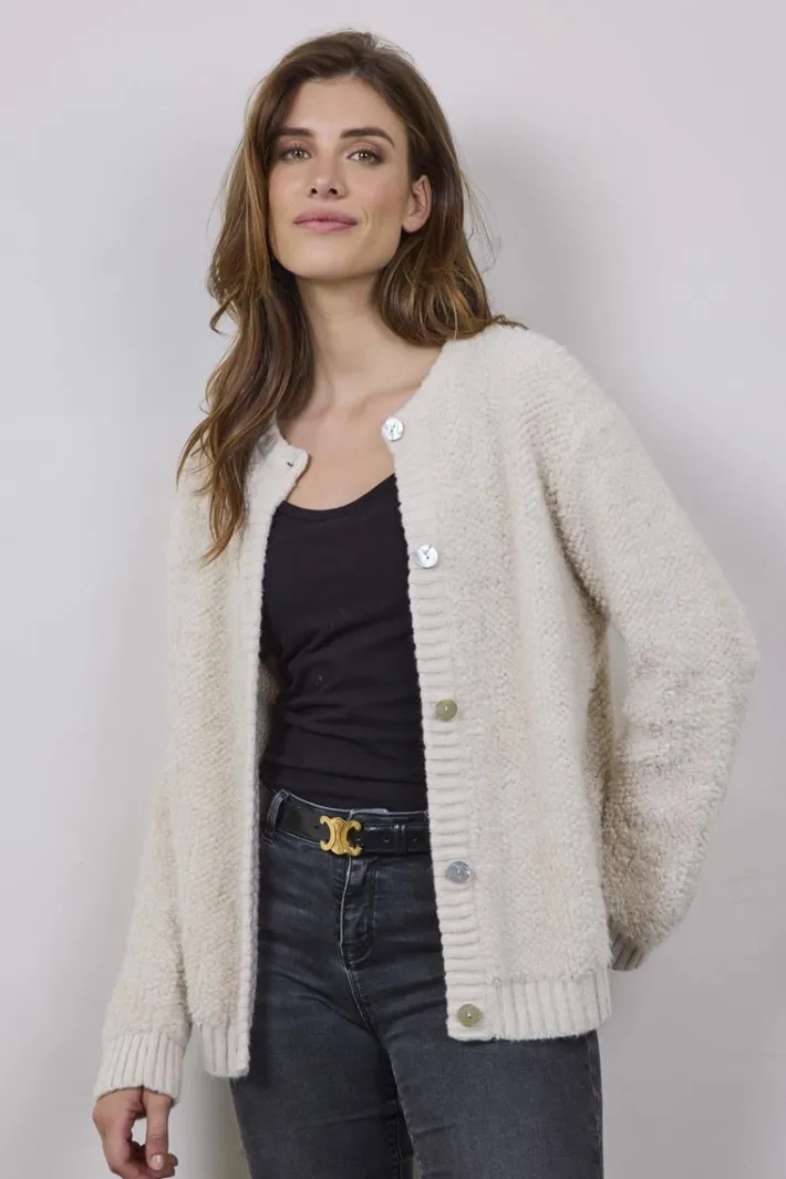 DiDi Cardigan Venus Ecru- Truien & Vesten | Cardigans