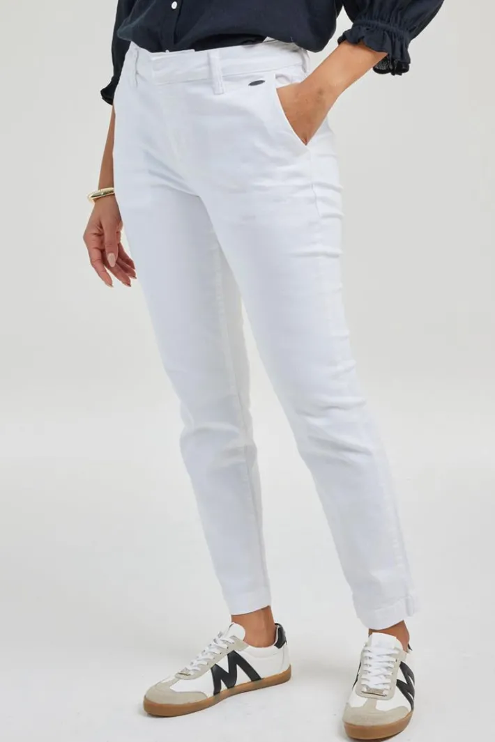 DiDi Chino broek wit- Lange Broeken