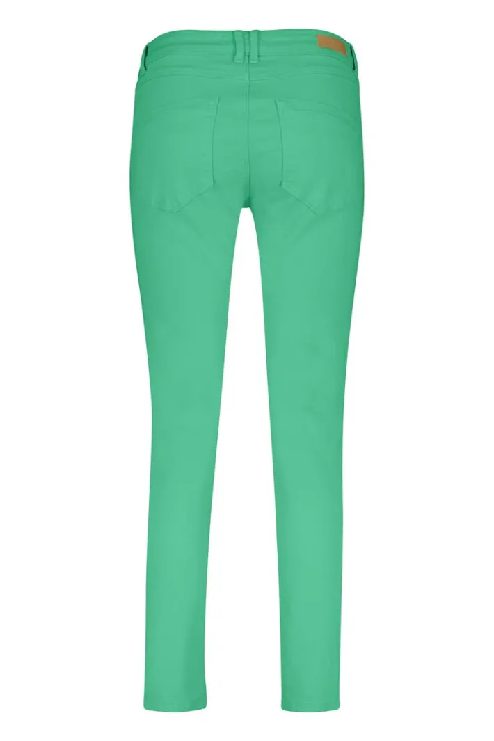 DiDi Cropped 7/8 pants in Green Spruce- Lange Broeken
