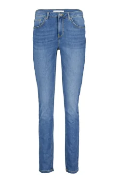 DiDi Denim pants Liv slim fit Mid blue- Denim | Lange Broeken
