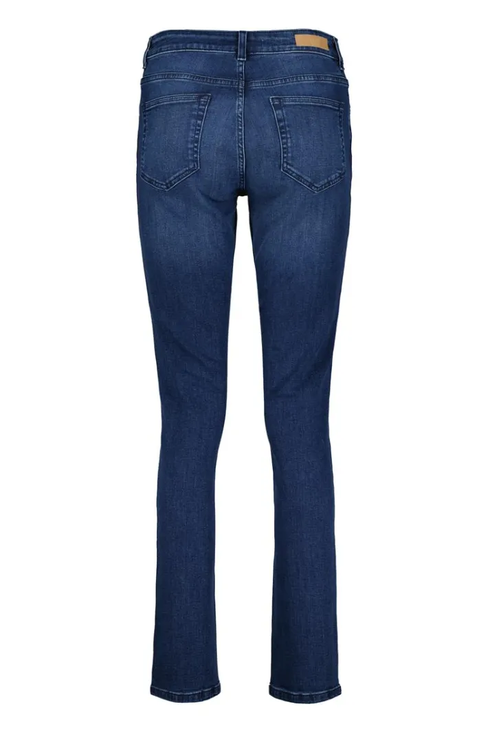 DiDi Denim pants Liv slim fit Dark blue- Denim | Lange Broeken