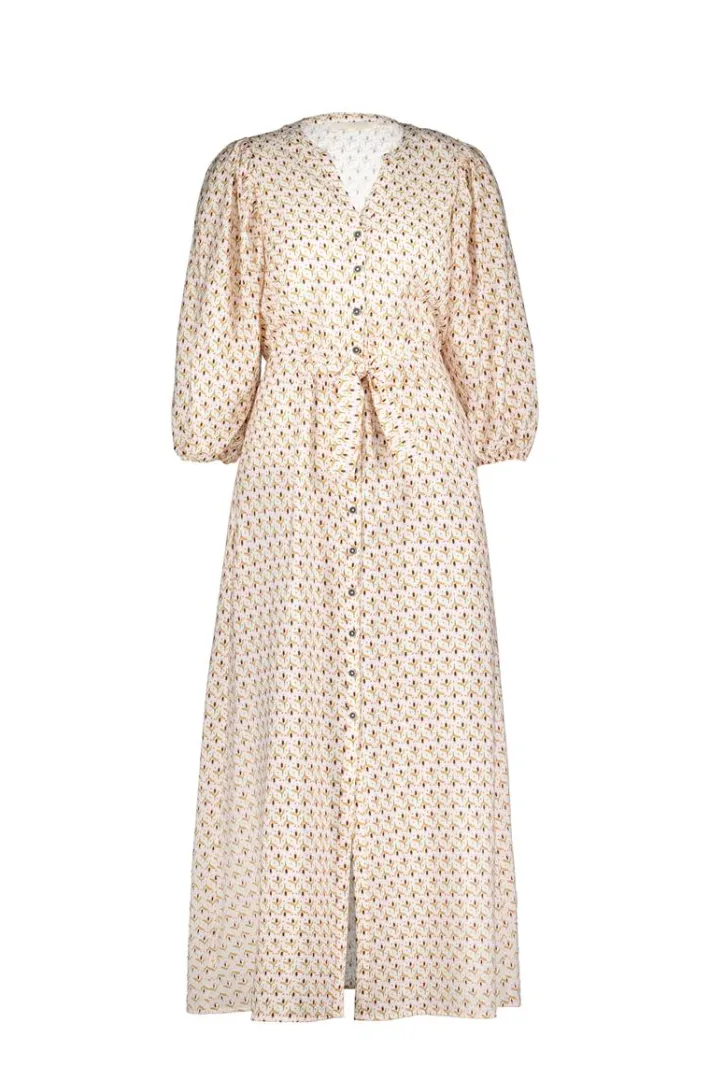 DiDi Dress Dalina Offwhite Pixie print- Jurken & Tunieken