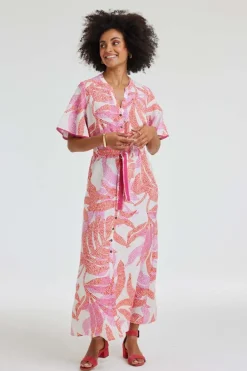 DiDi Dress Dayla Pink Bahia print- Jurken & Tunieken