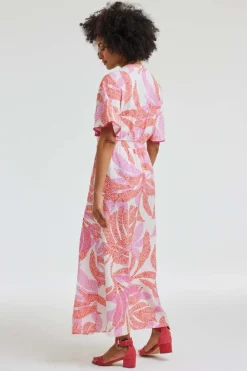 DiDi Dress Dayla Pink Bahia print- Jurken & Tunieken