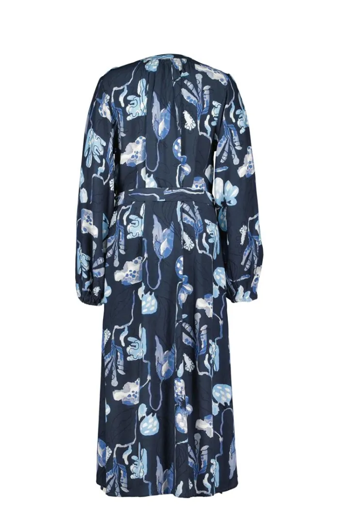 DiDi Dress Divine Darkblue Ambiance print- Jurken & Tunieken