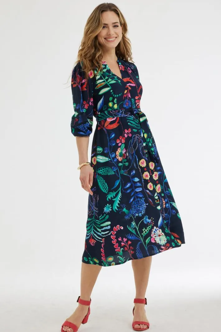 DiDi Dress Dizzy Botanic spice print- Jurken & Tunieken
