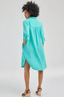 DiDi Dress Grace in Electric green- Jurken & Tunieken