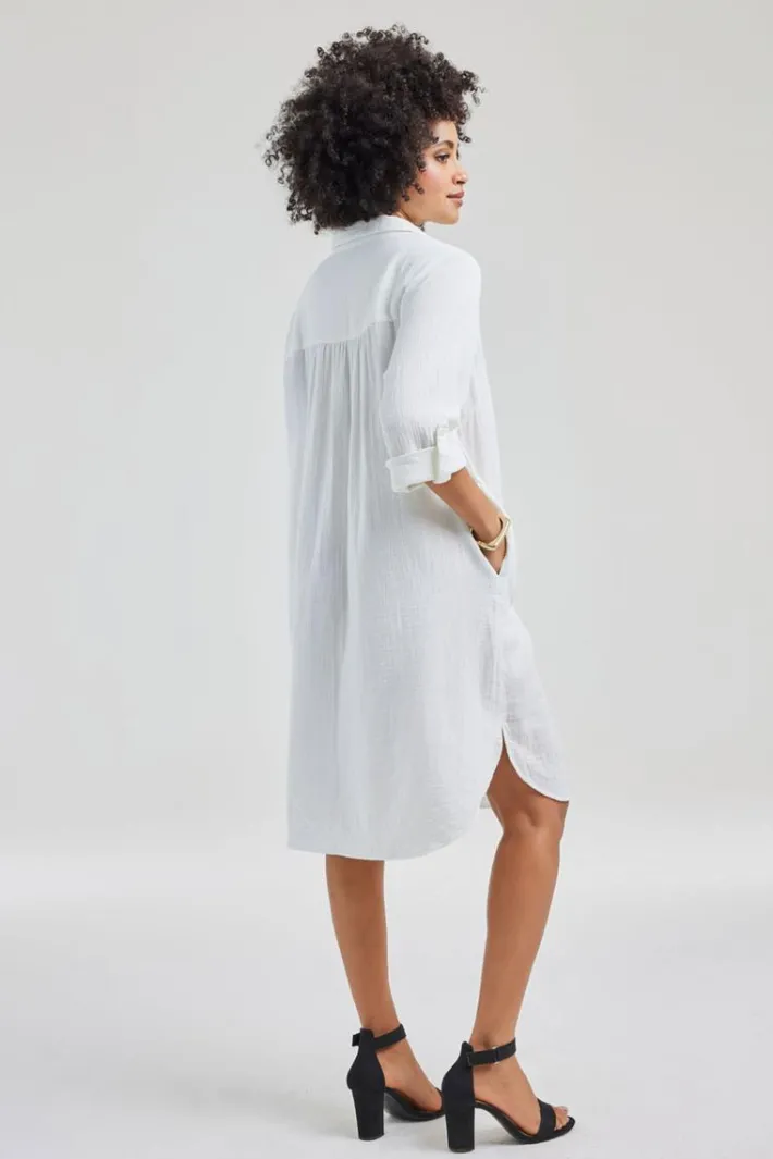 DiDi Dress Grace in Snow white- Jurken & Tunieken