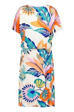 DiDi Dress Jacky Offwhite Tropicalia print- Jurken & Tunieken