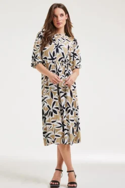 DiDi Dress Jade Shade print- Jurken & Tunieken