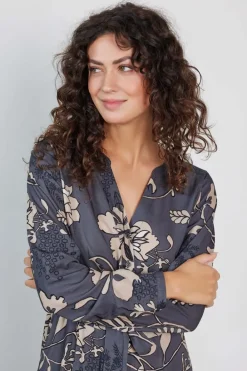 DiDi Dress Joyful Grey Ensemble print- Jurken & Tunieken