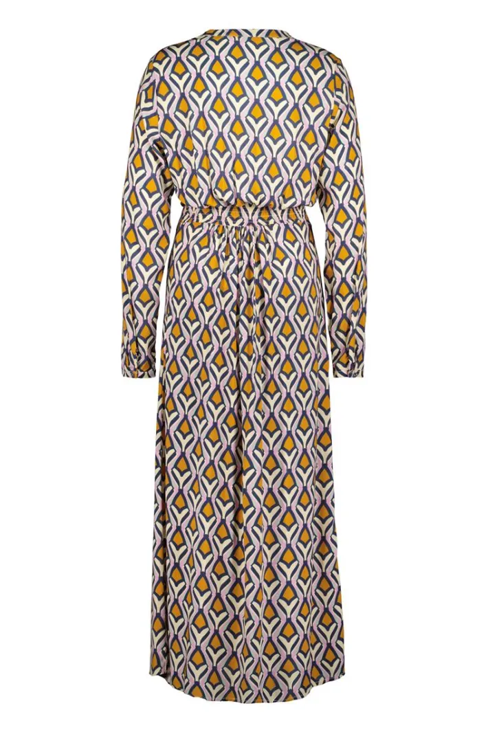 DiDi Dress Joyful in offwhite with Cosmic dreams print- Jurken & Tunieken