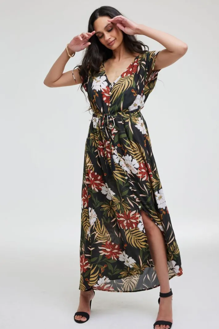 DiDi Dress Manu Jungle print- Jurken & Tunieken