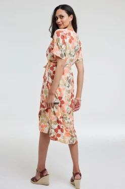 DiDi Dress Mauro Bright leaves print- Jurken & Tunieken