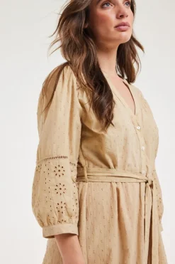 DiDi Dress Maxime Incense sand- Jurken & Tunieken
