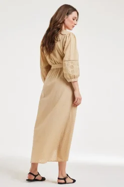 DiDi Dress Maxime Incense sand- Jurken & Tunieken